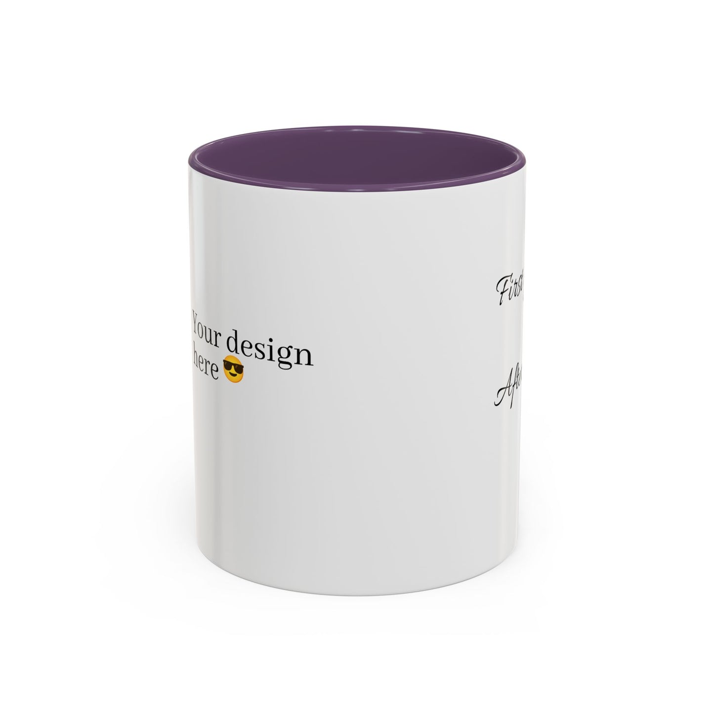 Inspirierende Akzent-Kaffeetasse - 'Zuerst du... Nach dem Kaffee' - Perfekt für Kaffeeliebhaber und tägliche Motivation