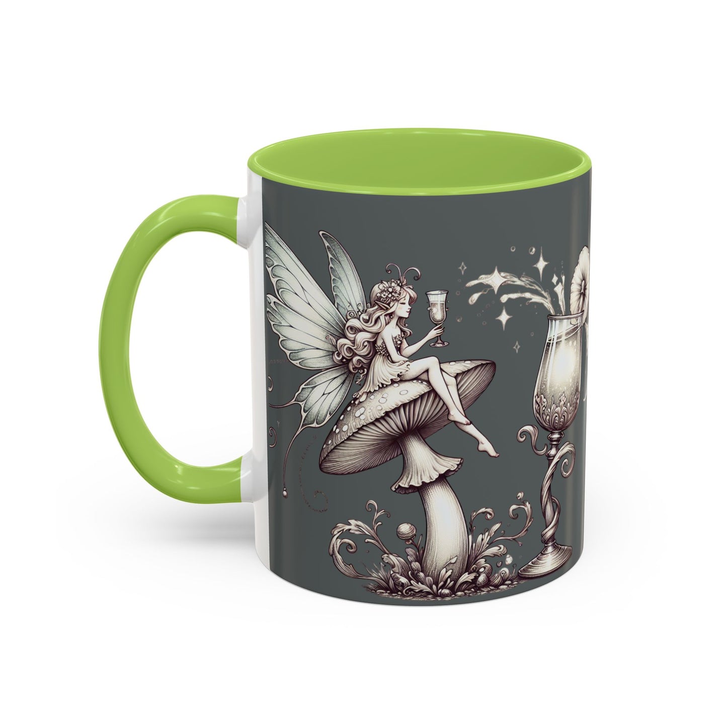 Lustige Akzent-Kaffeetasse - 'Du warst meine Tasse Tee, aber ich trinke jetzt Champagner' - Perfektes Geschenk für Weinliebhaber