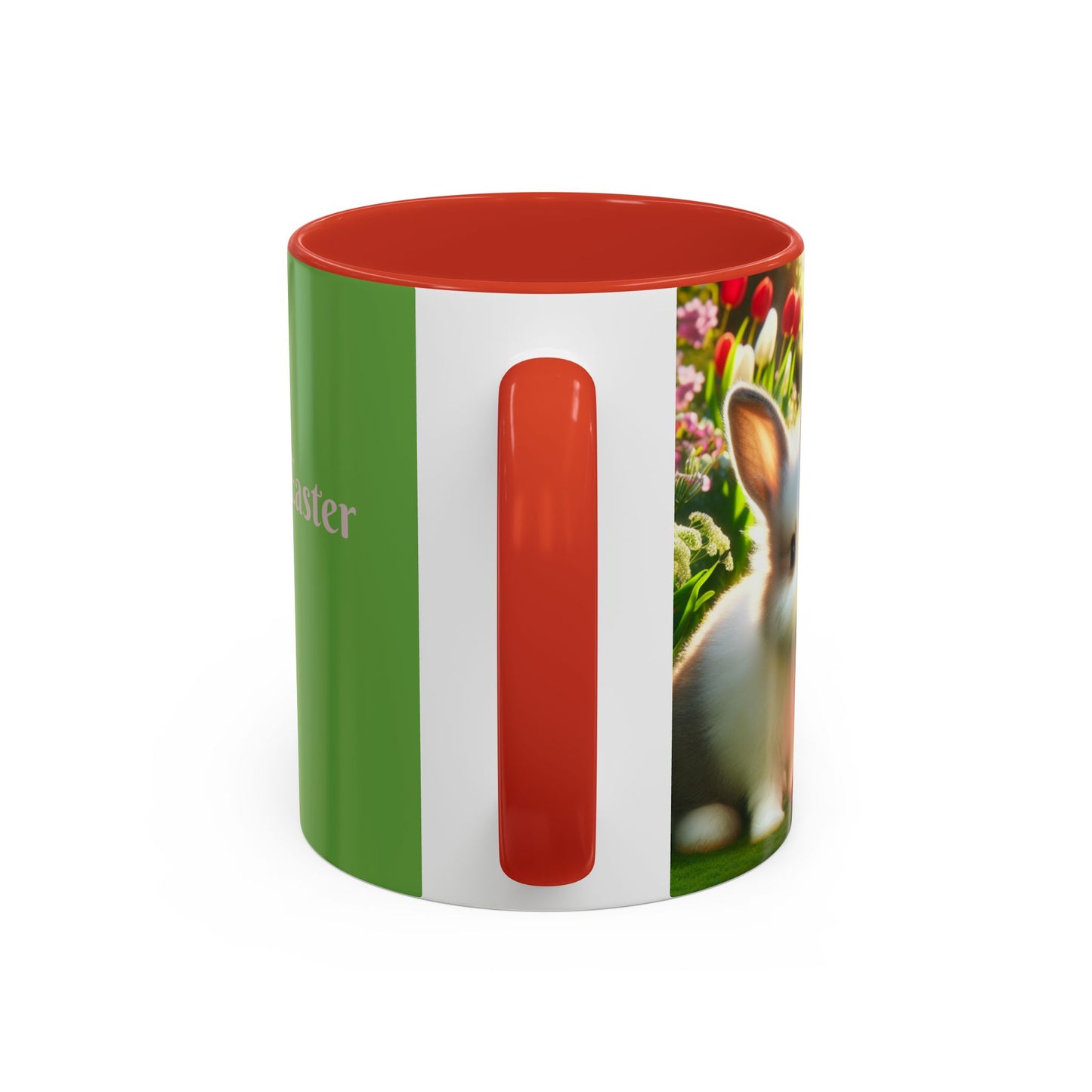 Happy Easter Accent Coffee Mug - 11 & 15oz - Perfect for Spring Celebrations