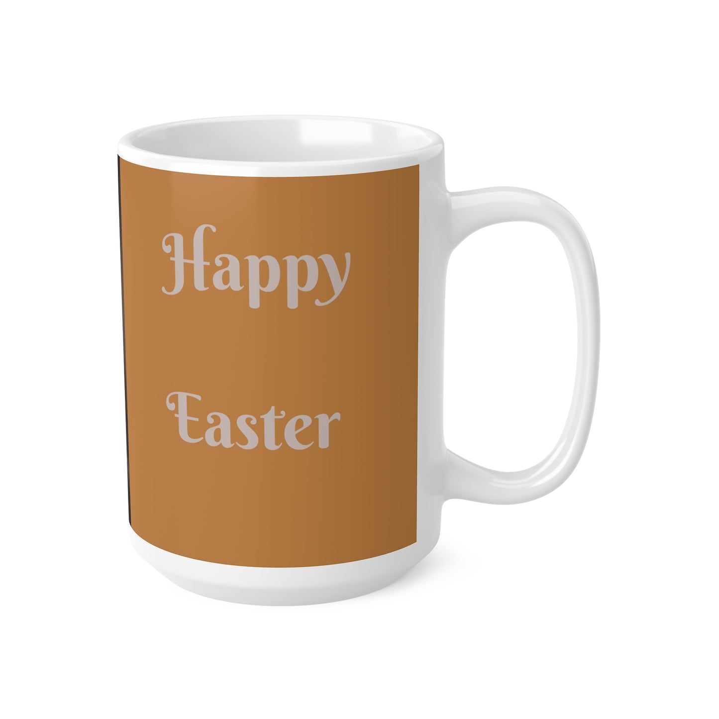 Easter Floral egg design  Ceramic Coffee Cups - 11oz & 15oz - Perfect for Spring Celebrations