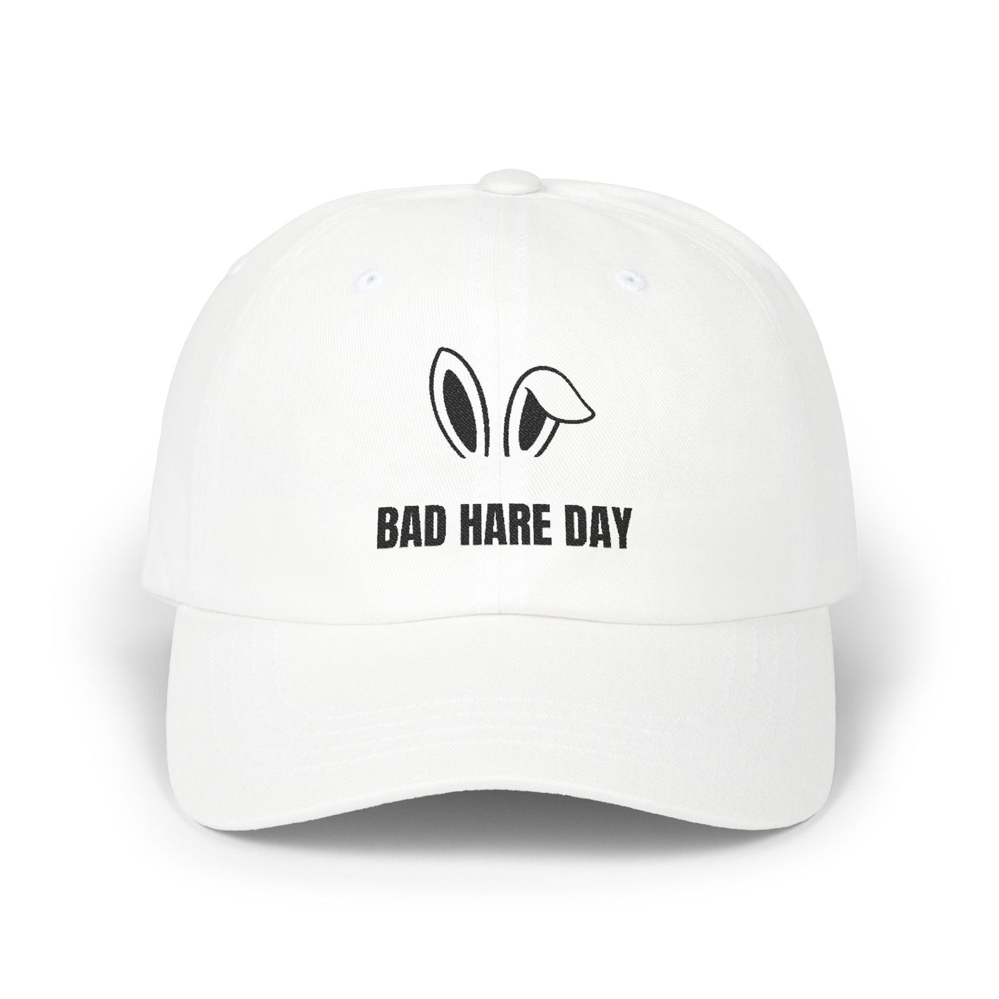 Umweltfreundliche klassische Dad-Cap - 'Bad Hare Day' Design für lässigen Stil