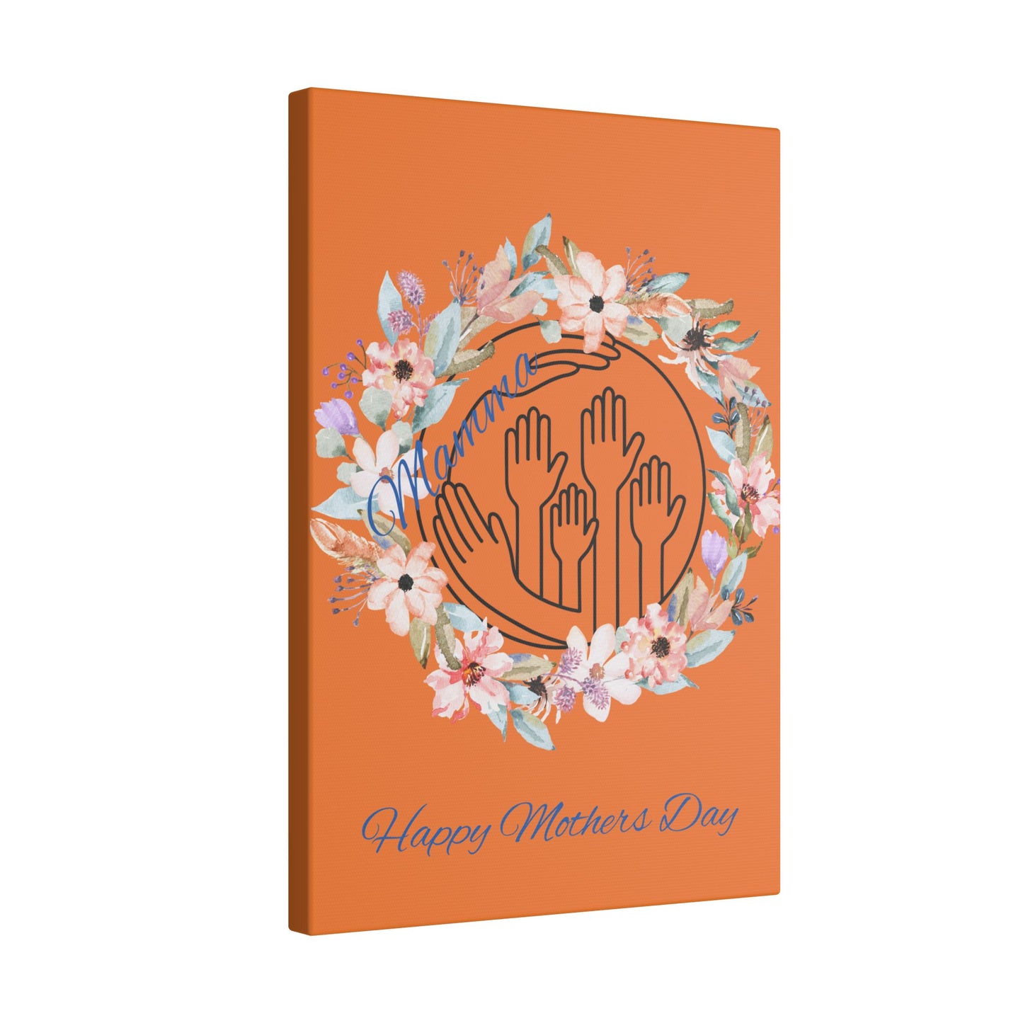 Canvas Wall Decor - Mother's Day Floral Giclée Print