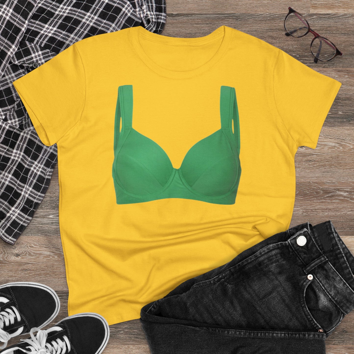 Damen Baumwoll-T-Shirt - Sommer Trendy Kinky Lustig Bunt Party T-Shirt