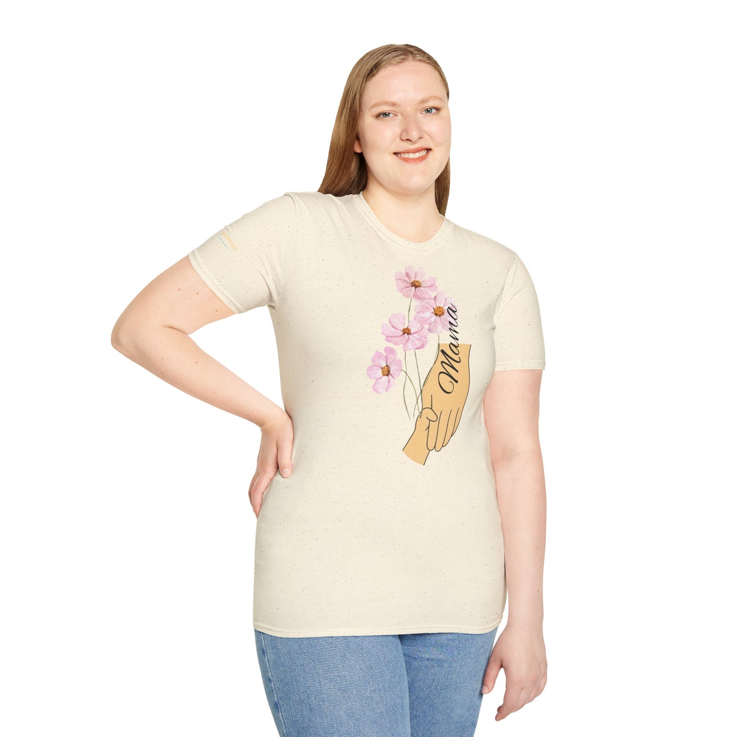 Floral Mama Shirt - Softstyle Unisex T-Shirt for Mother's Day