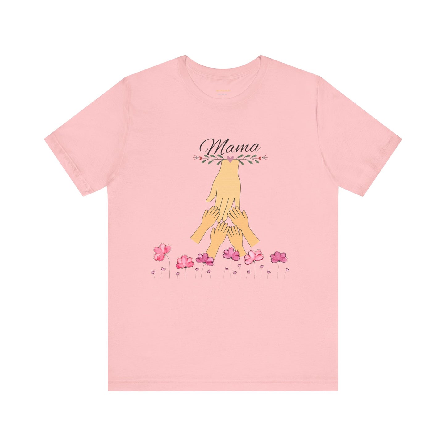 Mama Hands Unisex Custom  Tee - Perfect Gift for Mother's Day & Family Celebrations