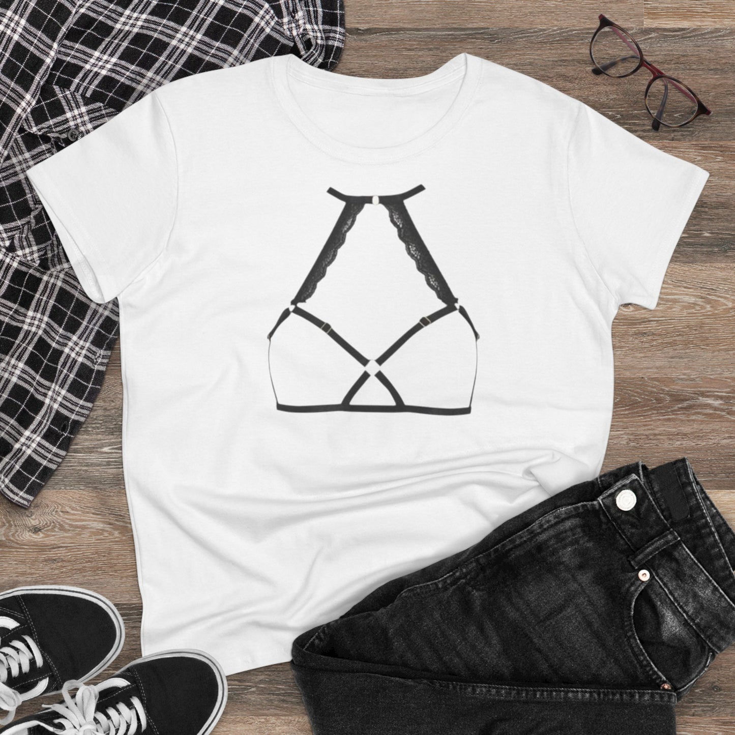 Lustiges T-Shirt für weiße Frauen