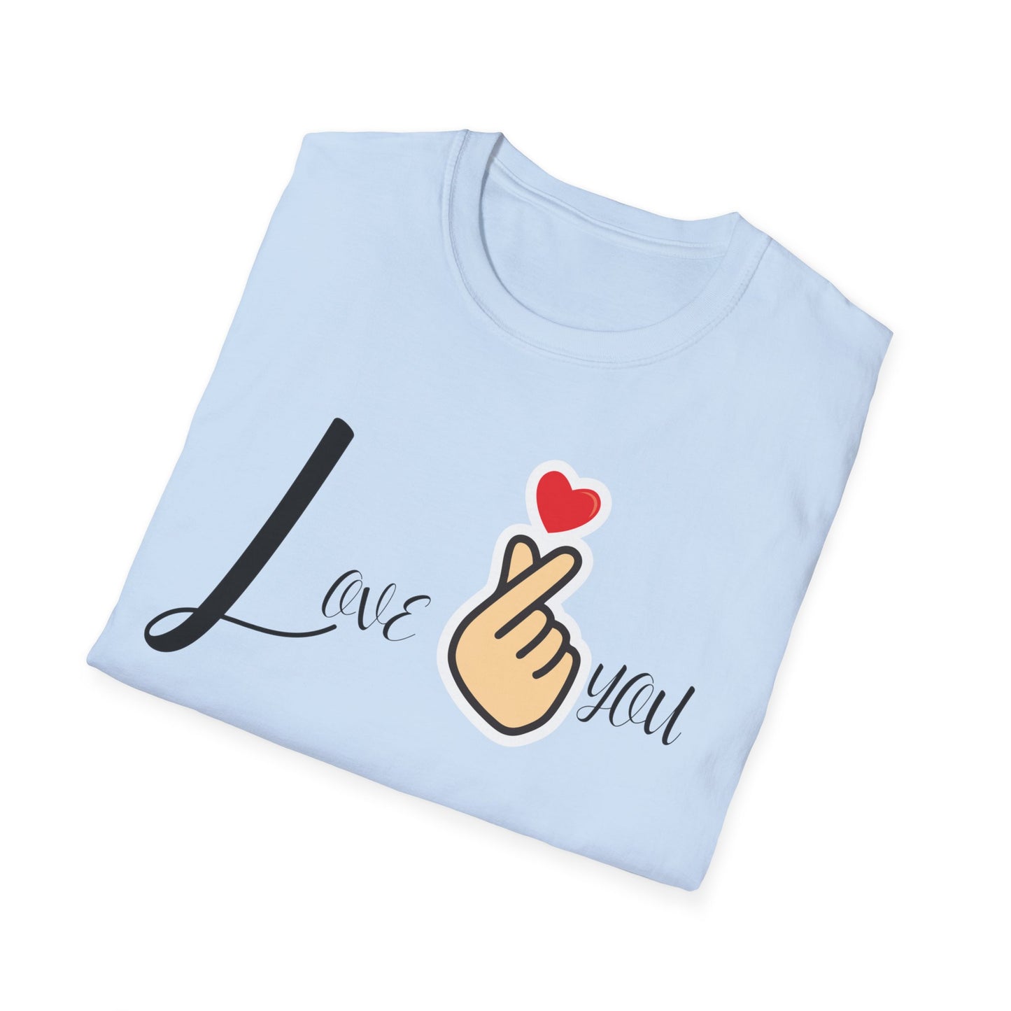 Weißes Unisex Softstyle Love T-Shirt