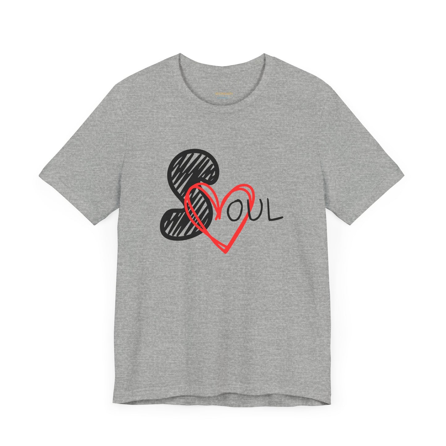 T-shirt unisexe à manches courtes Love