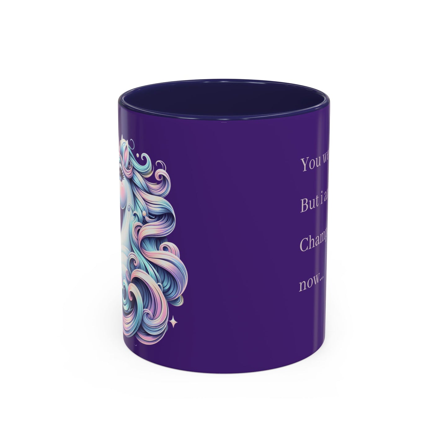 Playful Quote Coffee Mug - 'You Were My Coffee, But I Am Drinking Champagne Now'