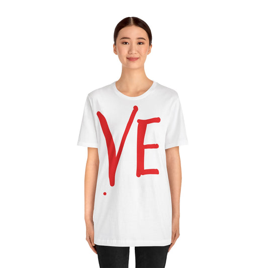 Unisex Jersey Kurzarm Baumwolle passendes Paar T-Shirt