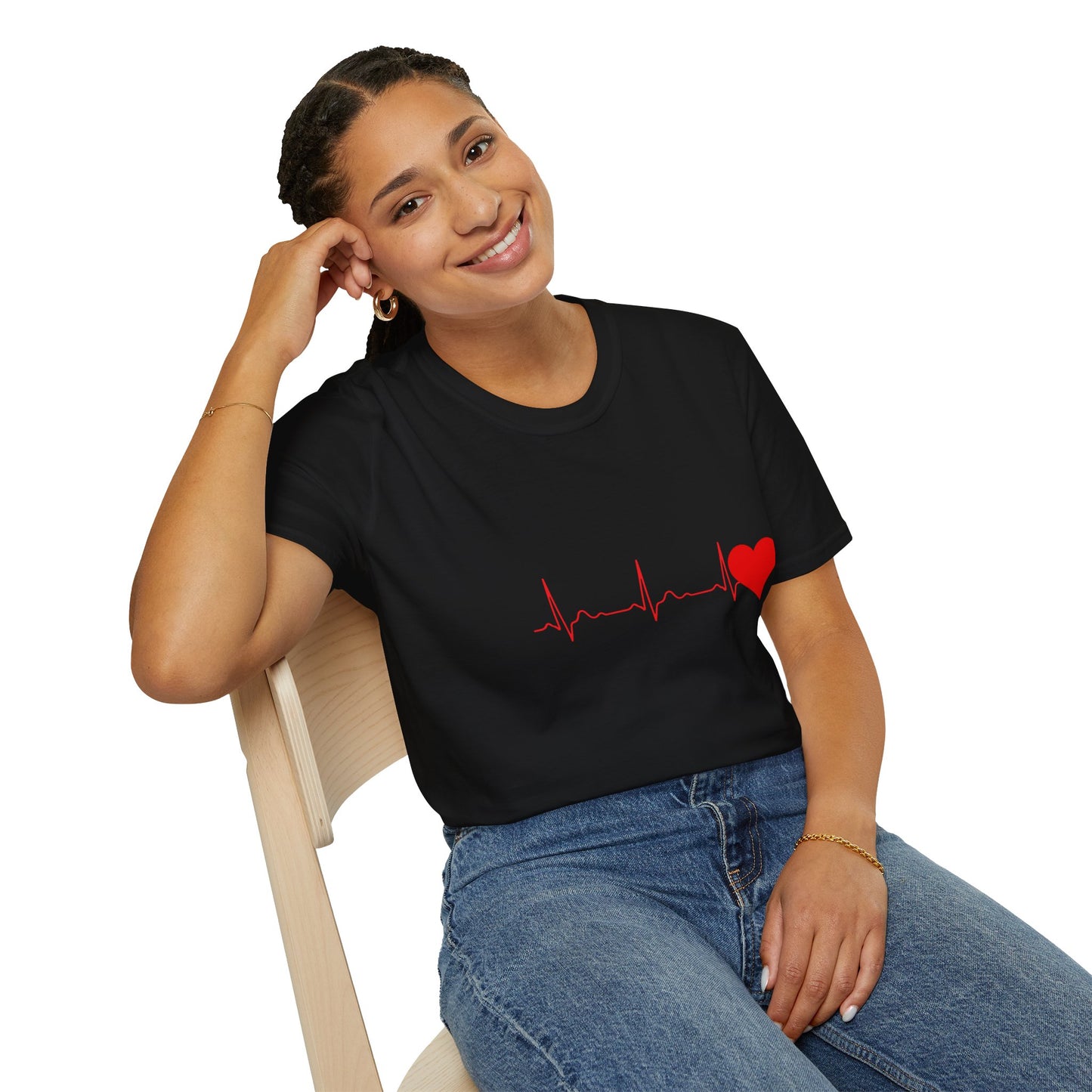 Black Unisex Softstyle  T-Shirt