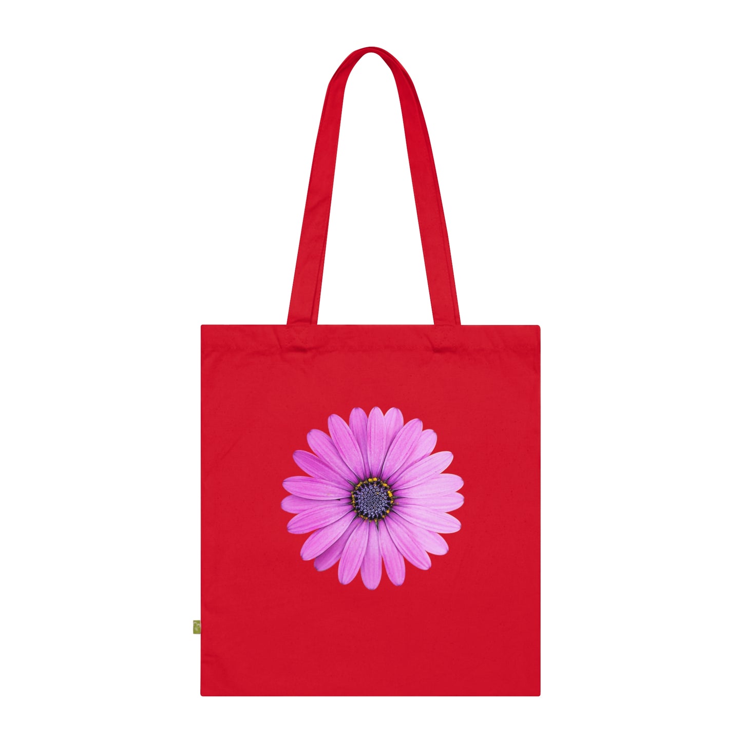 Bolsa de Tela de Algodón Orgánico Flor en Flor - Ecológica y Elegante para Uso Diario