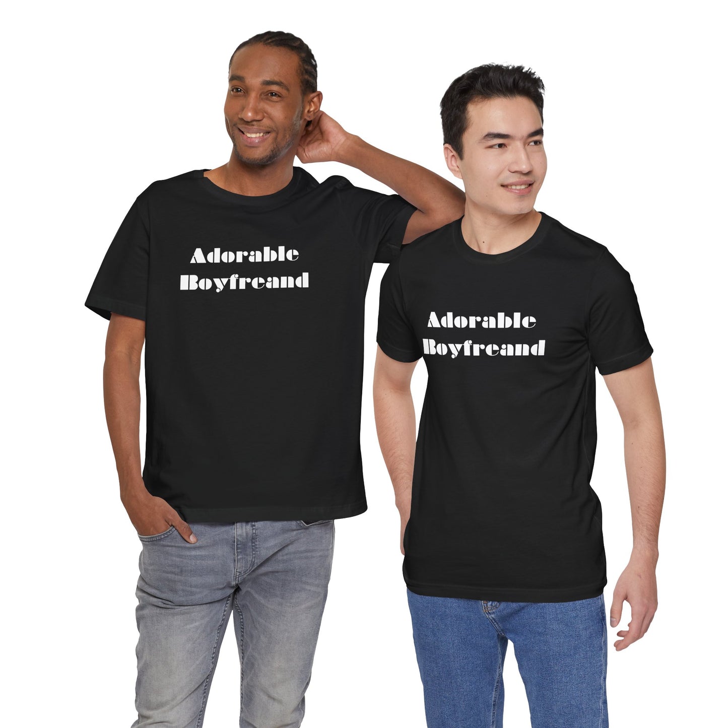 Herren Jersey Kurzarm Paar passende T-Shirt