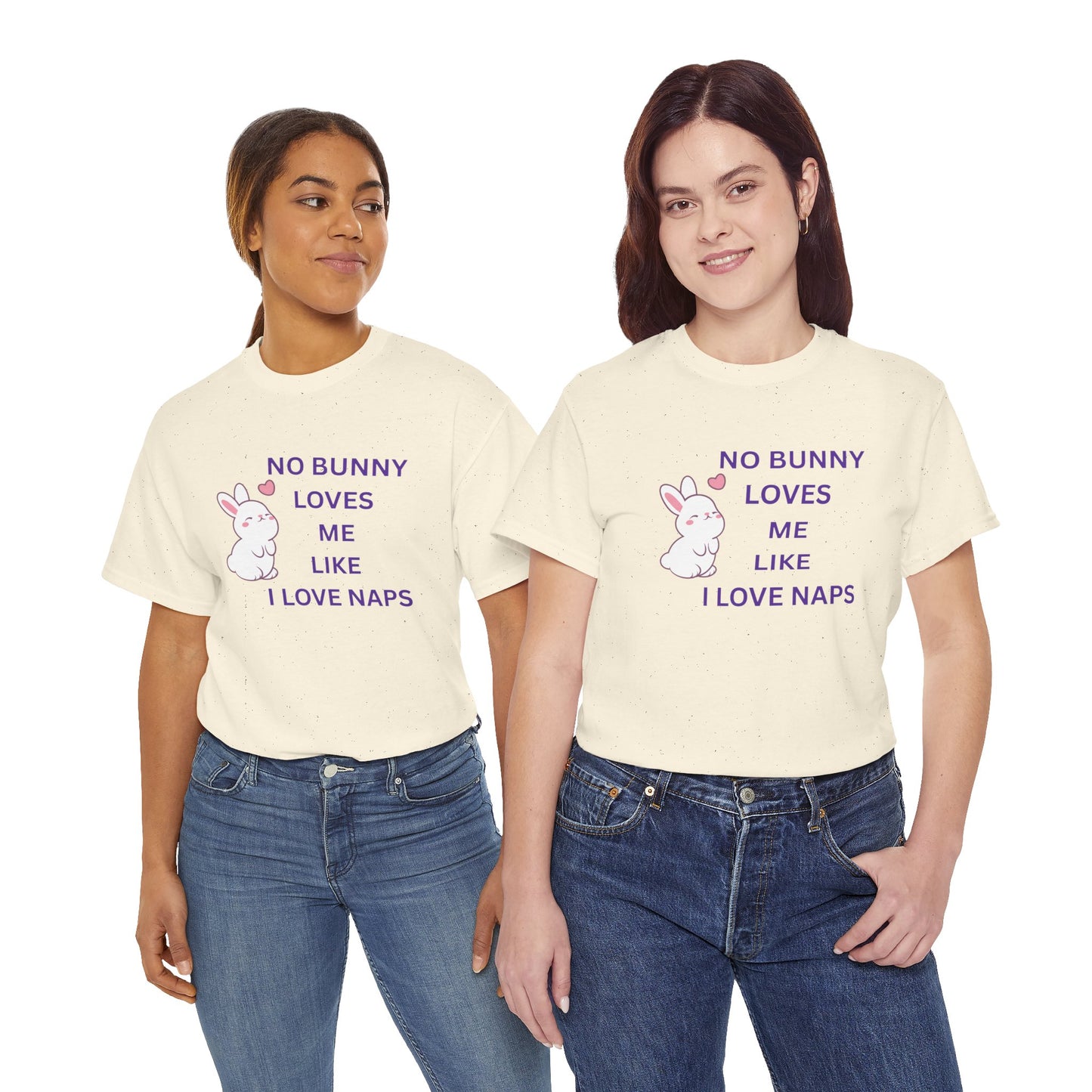 Funny Bunny Nap Lover Unisex Heavy Cotton Tee