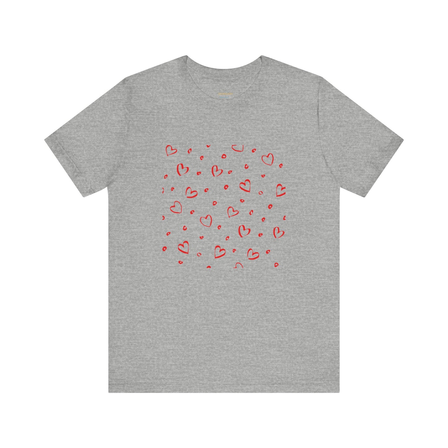 Camiseta de manga corta LoveTee Unisex Blanca