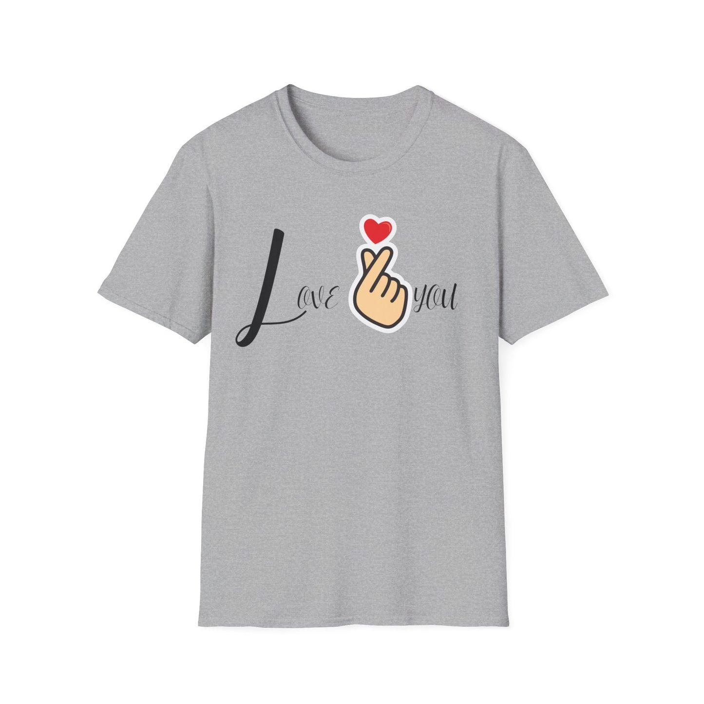 Weißes Unisex Softstyle Love T-Shirt