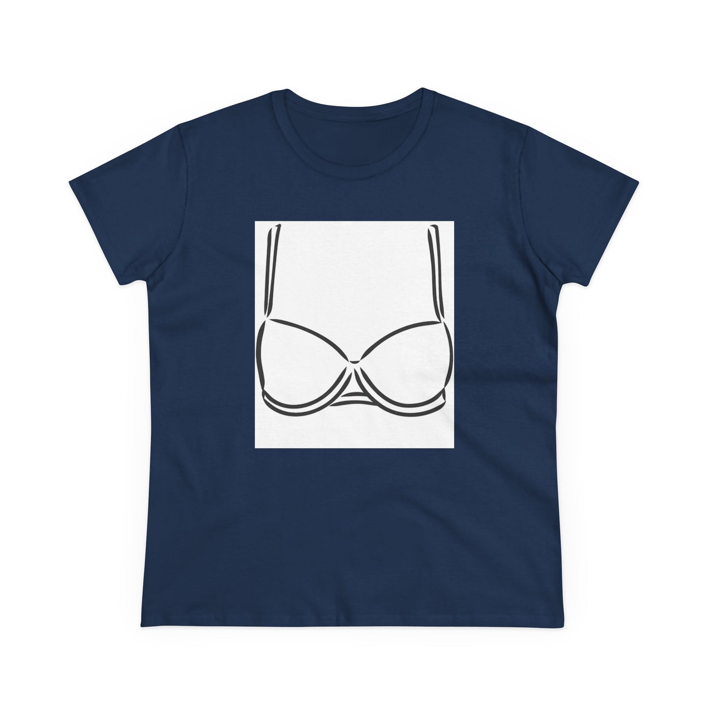 Damen Midweight Baumwoll T-Shirt