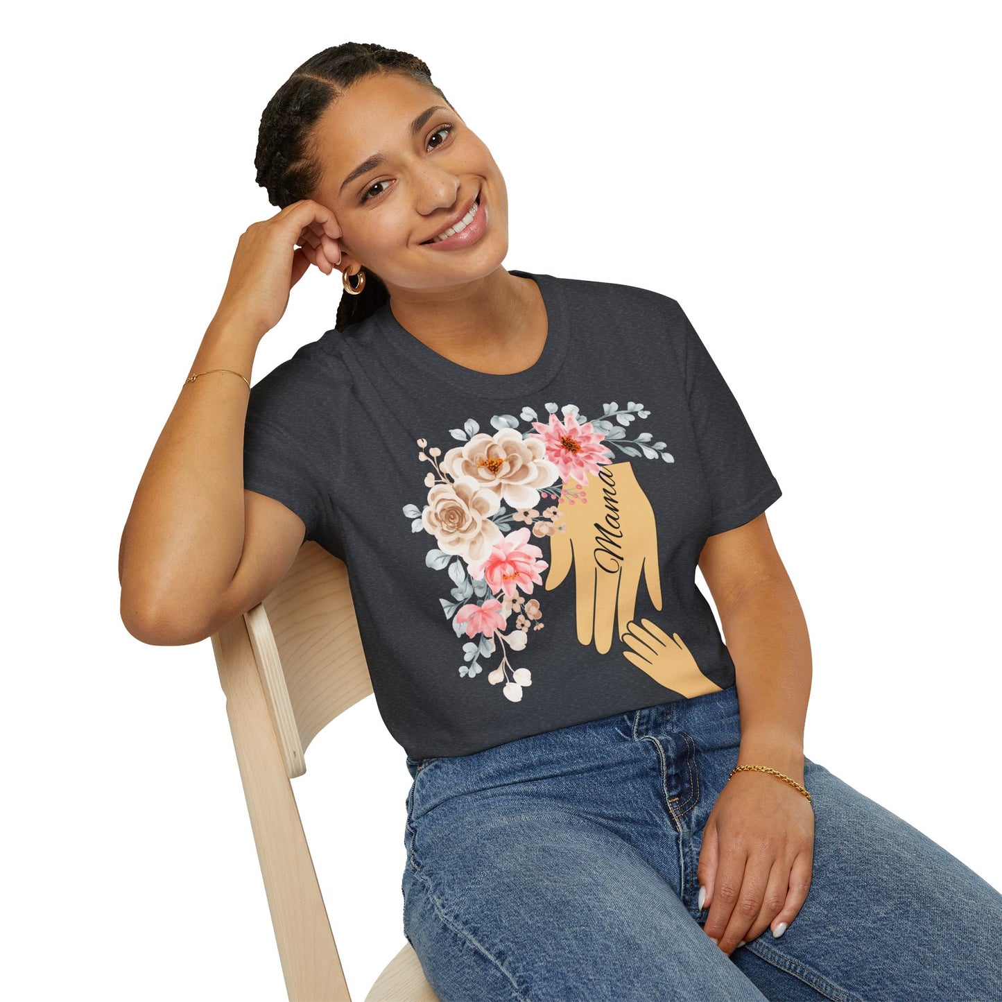 Custom Mother's Day Floral T-Shirt Mother’s Day gift