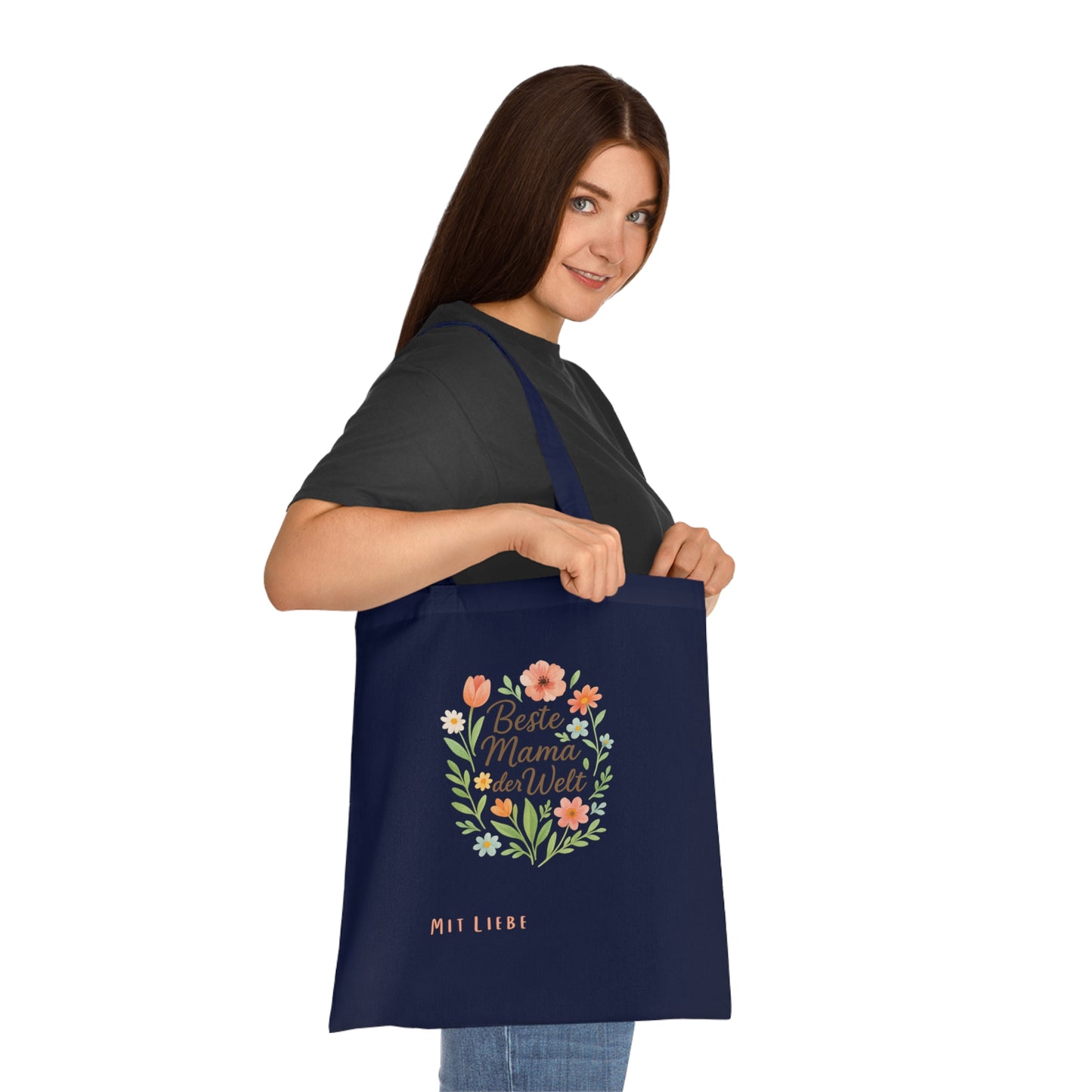 Personalized Mother's Day Cotton Tote Muttertag