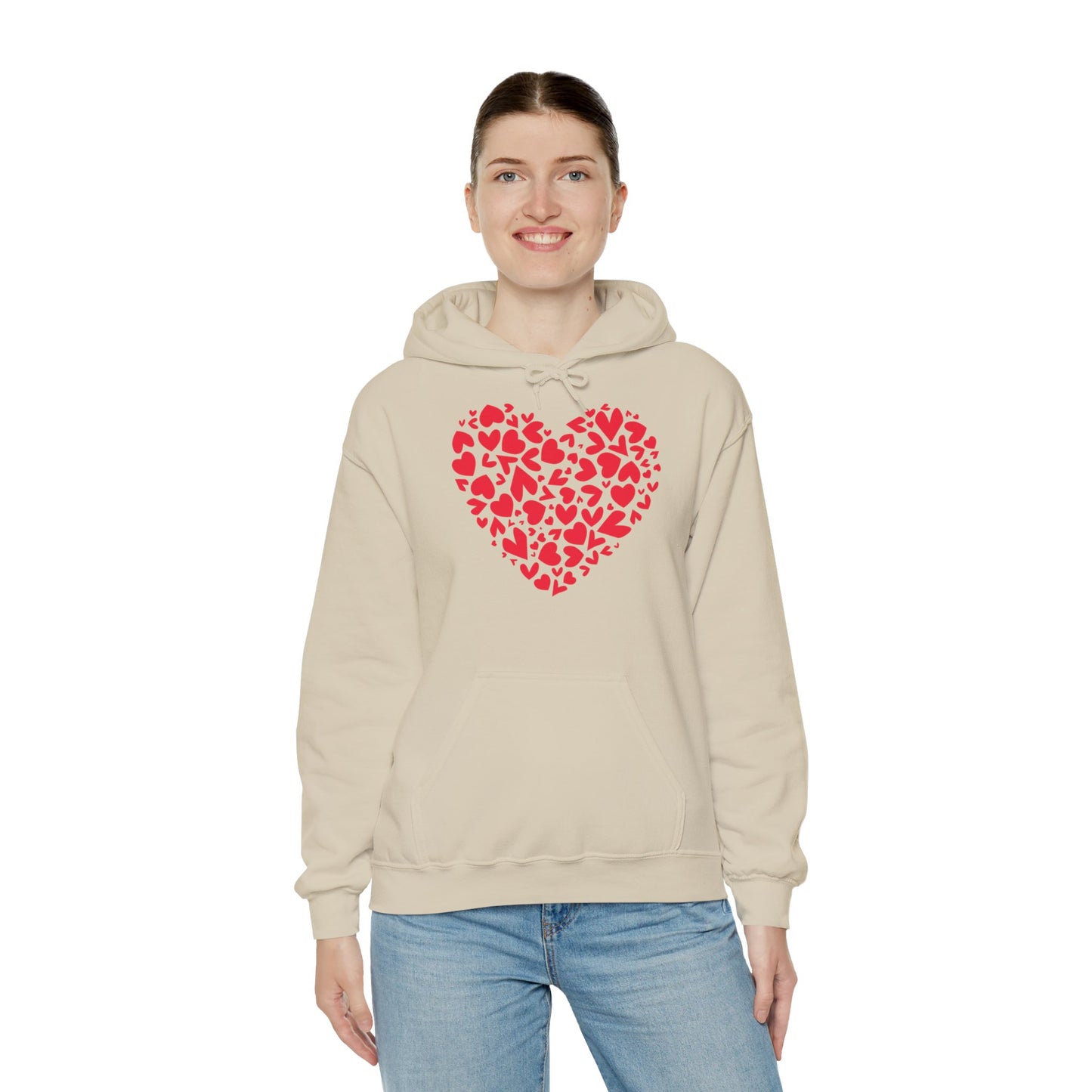Heavy Blend™ Love-Sweatshirt mit Kapuze für Damen
