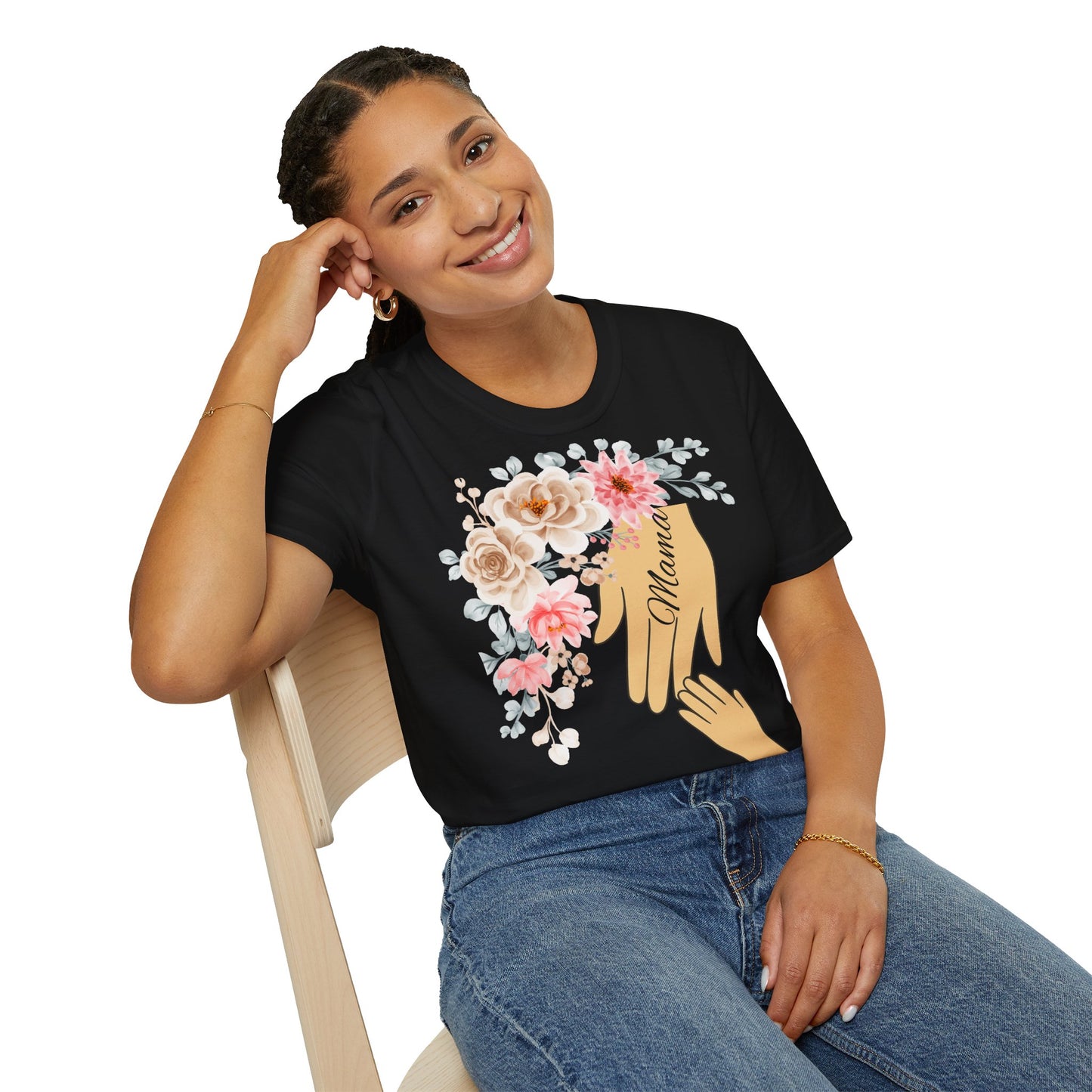 Custom Mother's Day Floral T-Shirt Mother’s Day gift
