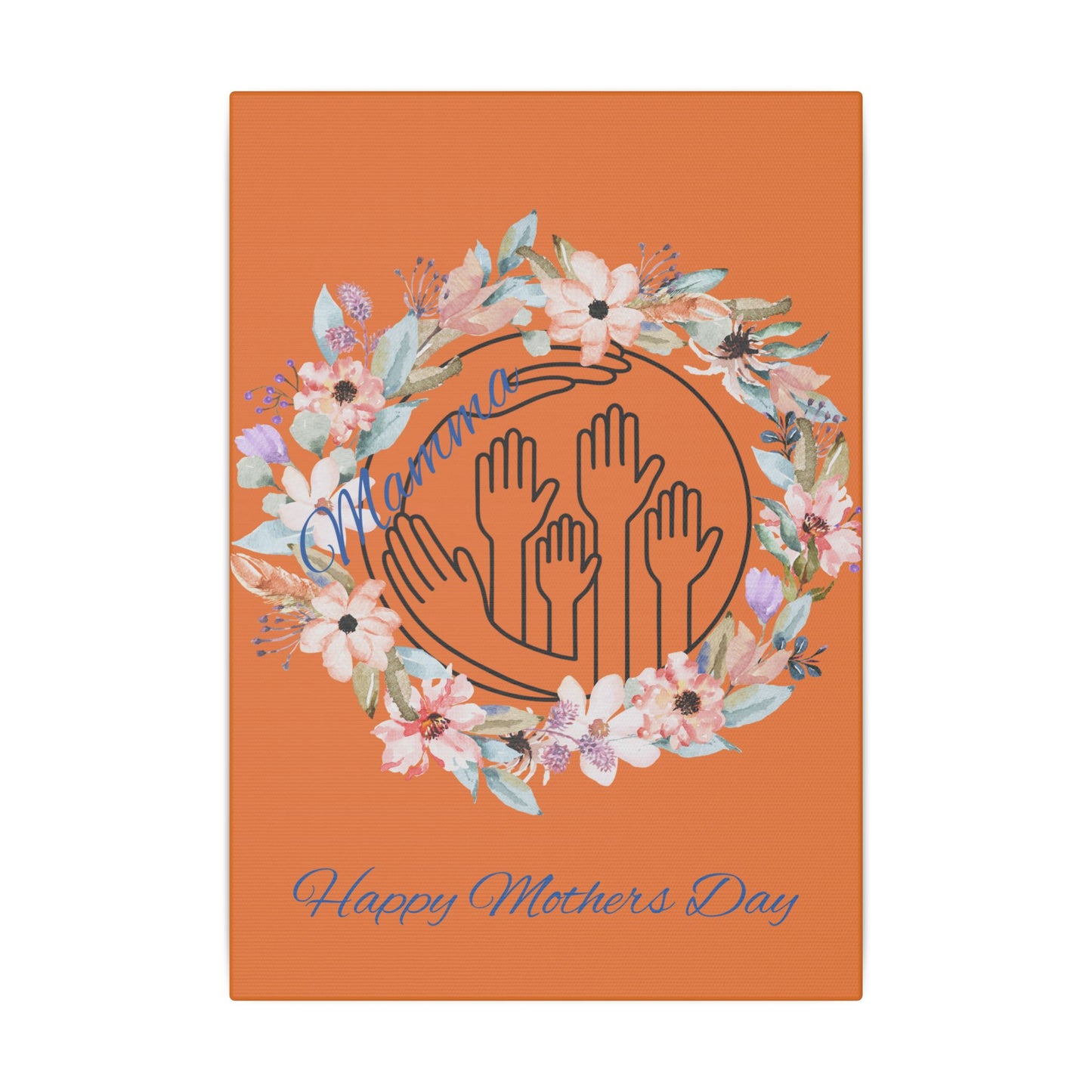 Canvas Wall Decor - Mother's Day Floral Giclée Print