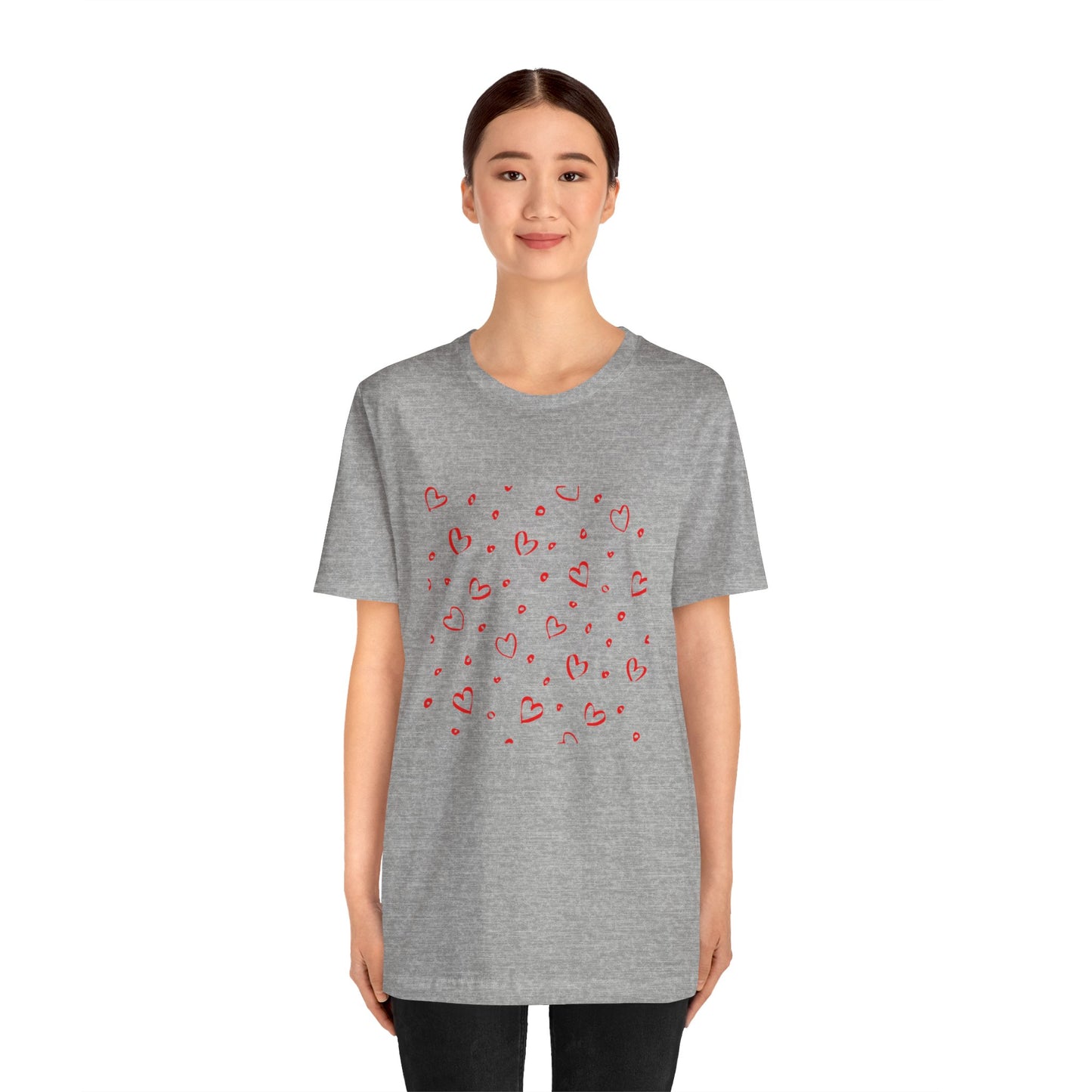 Camiseta de manga corta LoveTee Unisex Blanca