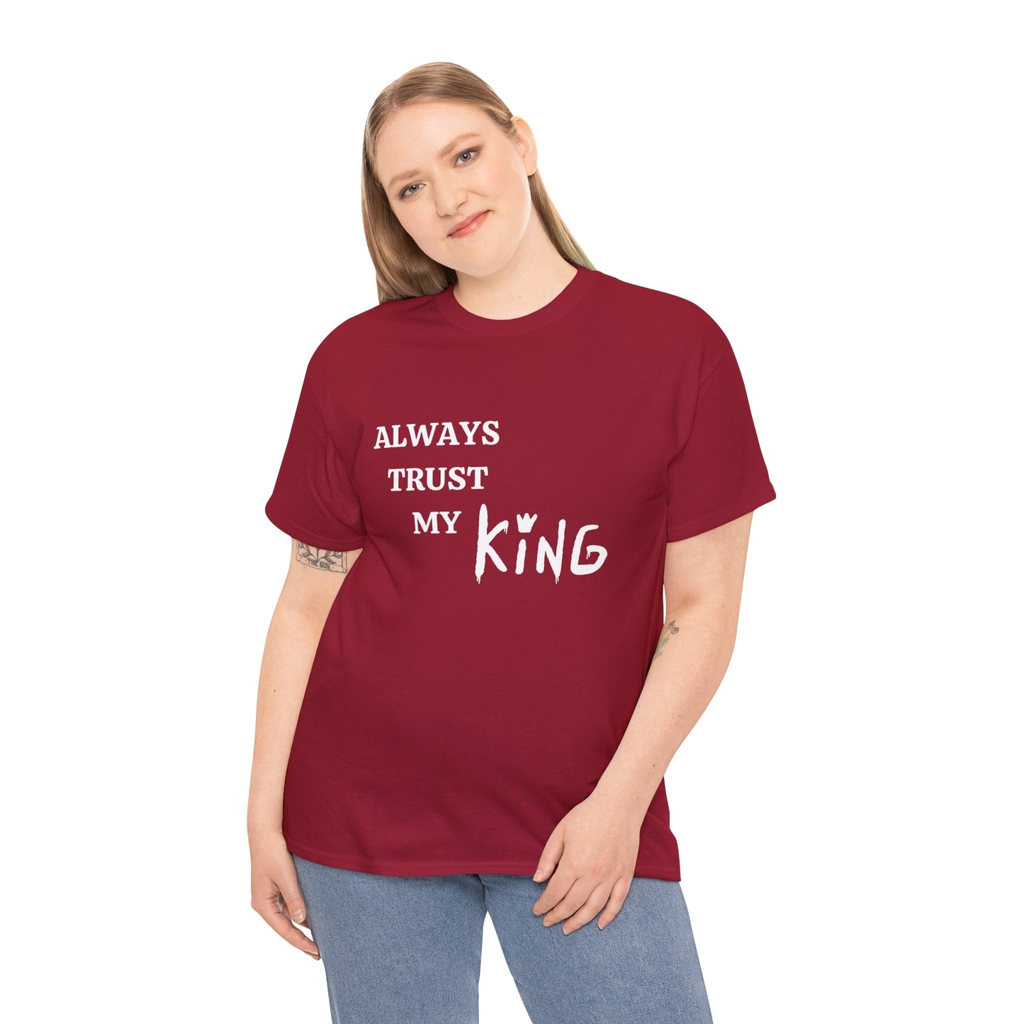 T-shirt Couple Assorti - T-shirt en Coton Épais Unisexe Amusant