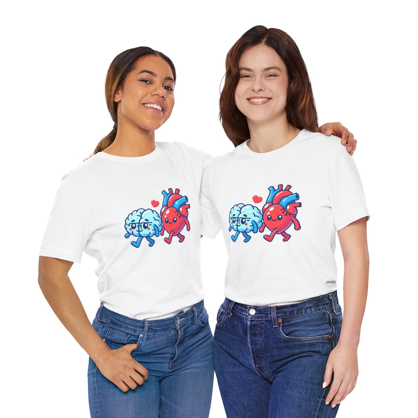 Camiseta unisex con estampado teñido en prenda