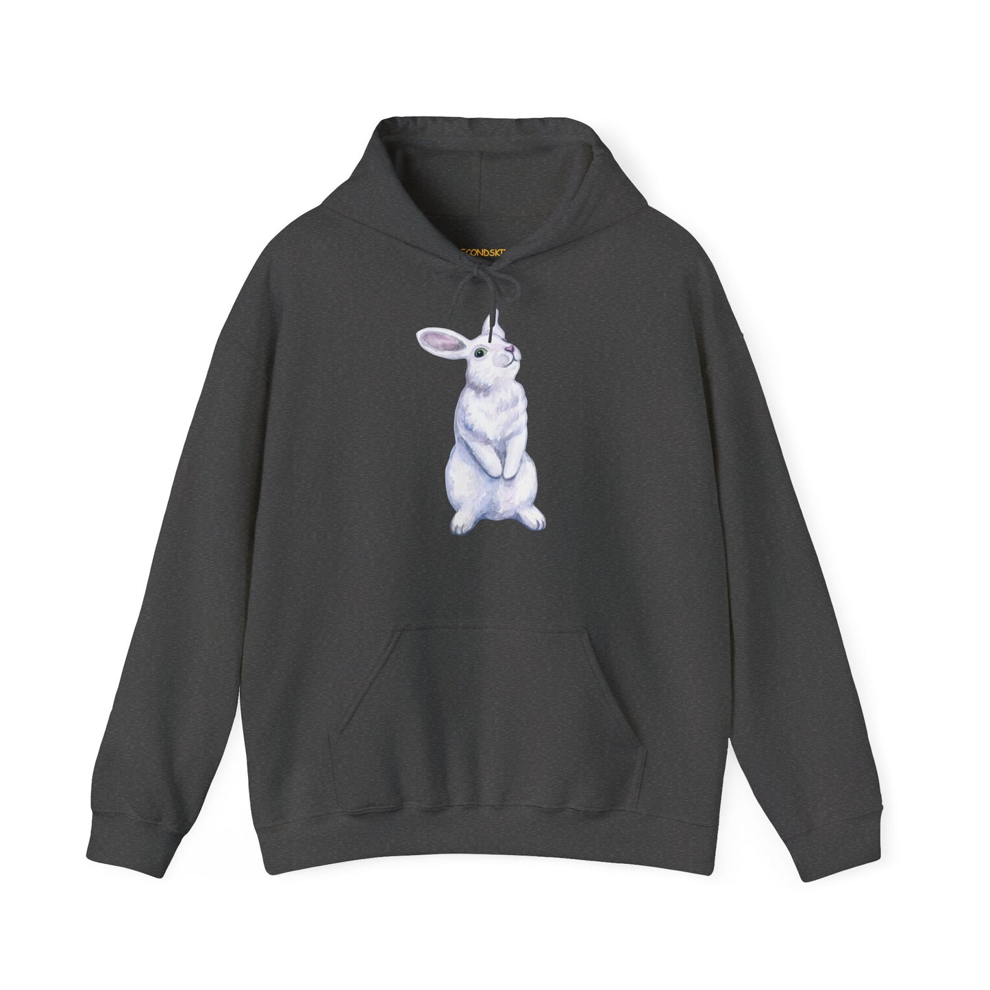 Folge dem weißen Hasen Unisex Heavy Blend Hoodie