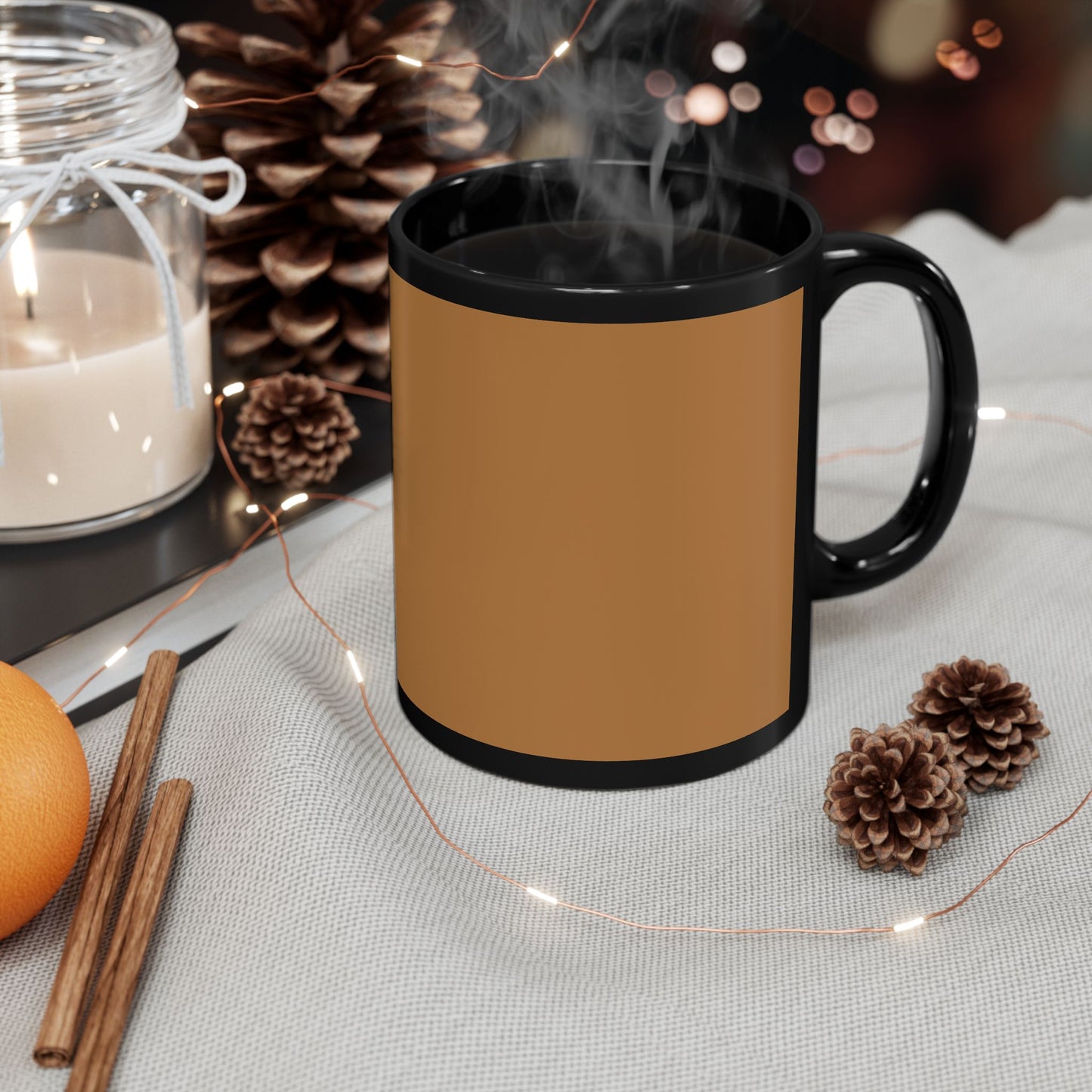 Brewed Therapy Mug - Cozy 11oz & 15oz Black tea Cup for Relaxation & Self-Care