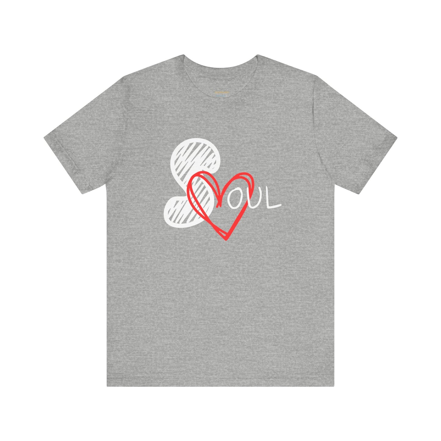 T-shirt unisexe à manches courtes assorti pour couple