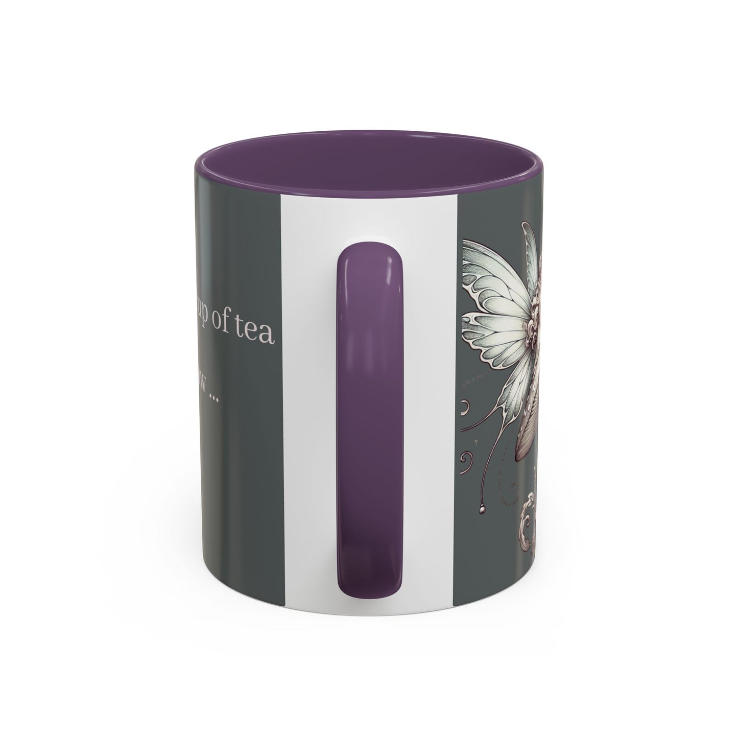 Lustige Akzent-Kaffeetasse - 'Du warst meine Tasse Tee, aber ich trinke jetzt Champagner' - Perfektes Geschenk für Weinliebhaber