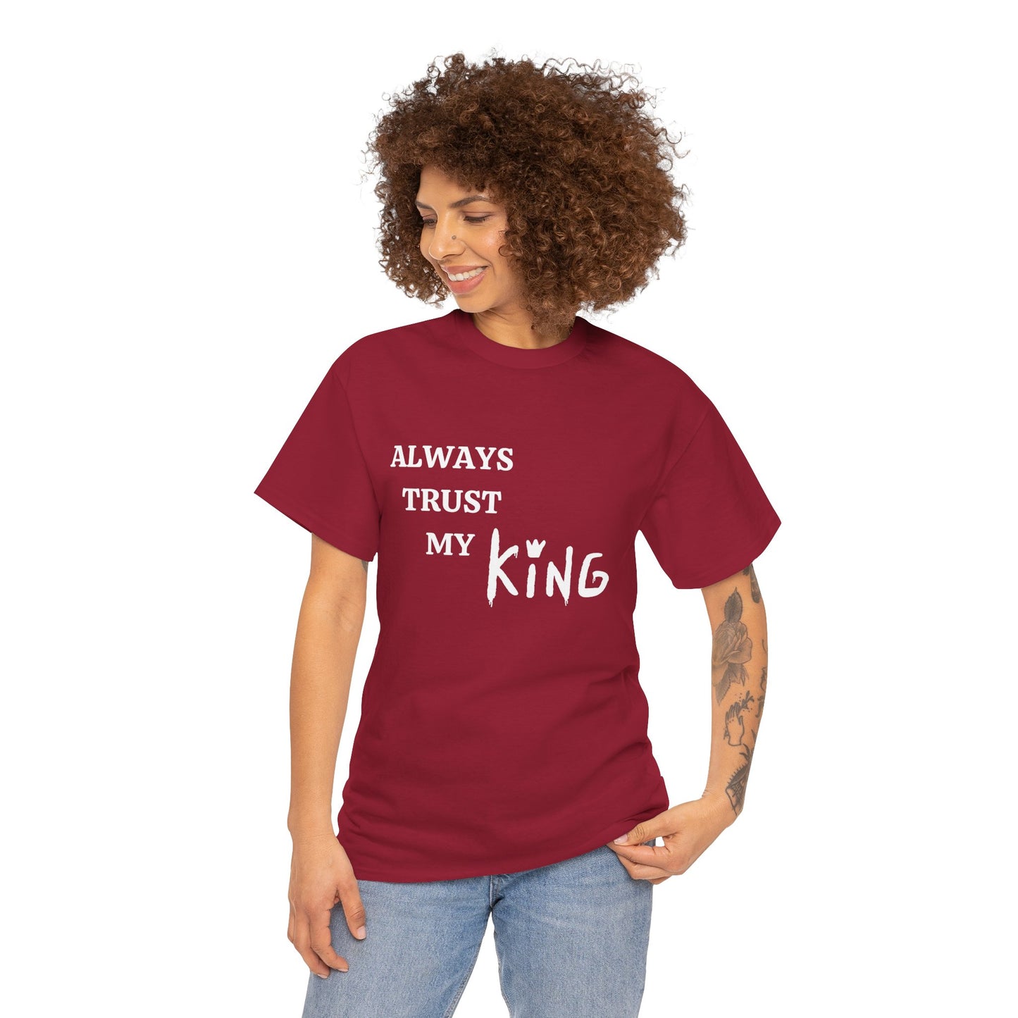 T-shirt Couple Assorti - T-shirt en Coton Épais Unisexe Amusant