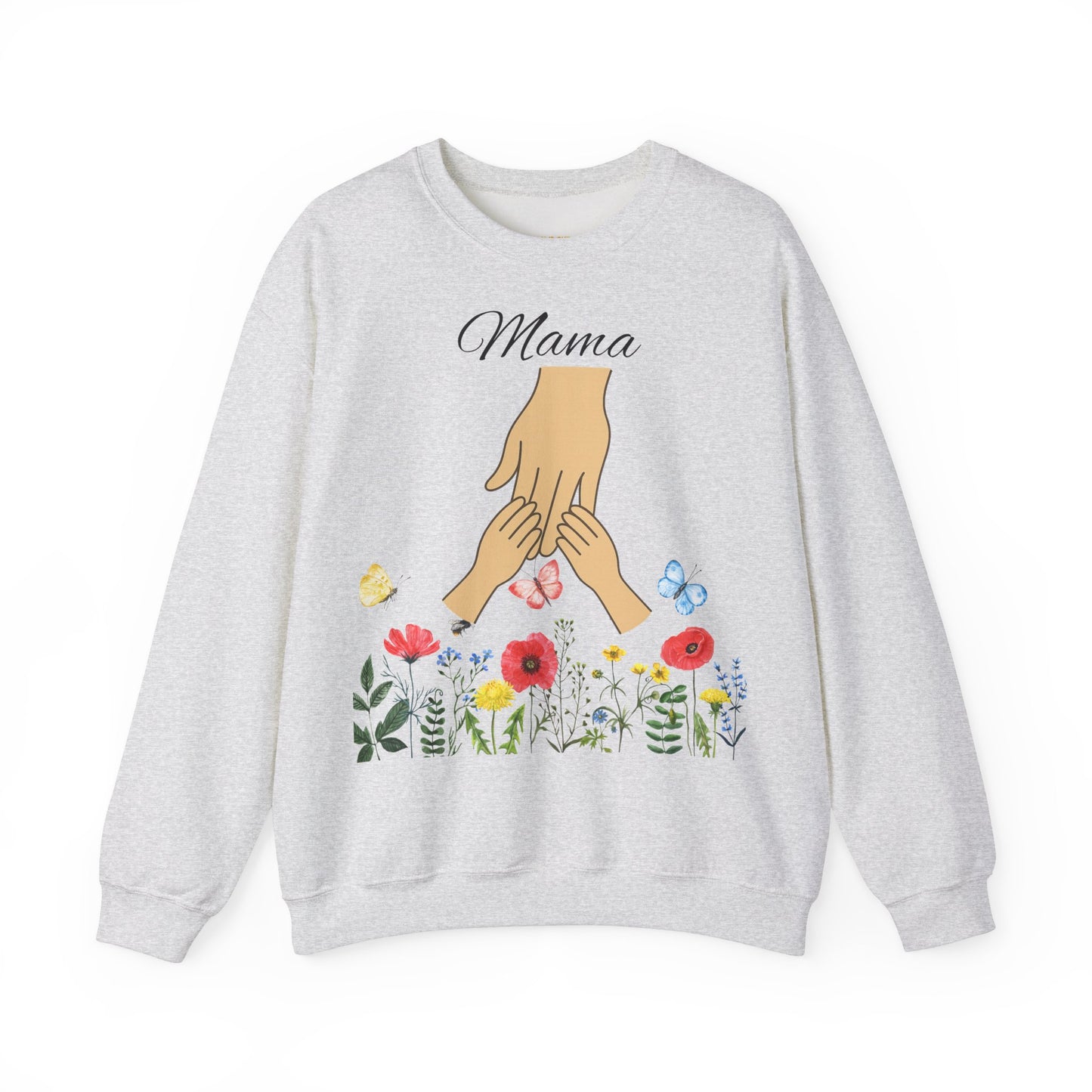 Floral Mama Crewneck Sweatshirt - Unisex Heavy Blend™