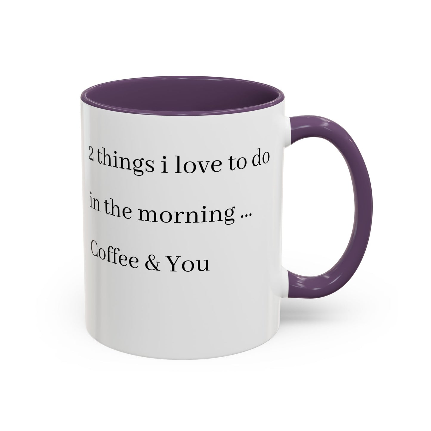 Coffee & You Accent Mug - Perfect for Morning Rituals - Ideal Gift for Coffee Lovers