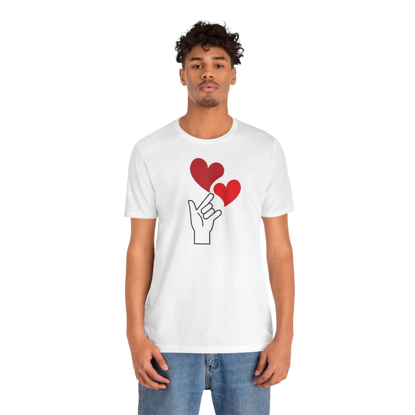 Unisex Jersey Short Sleeve Love  Tee
