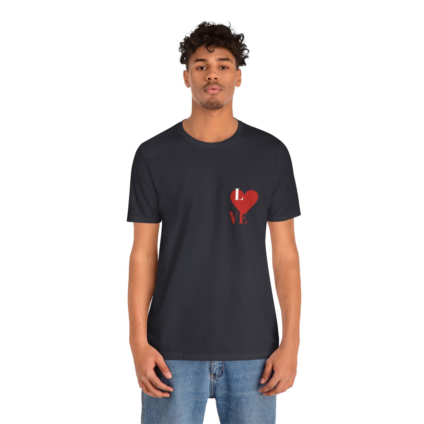 White Unisex Jersey Short Sleeve  Tee