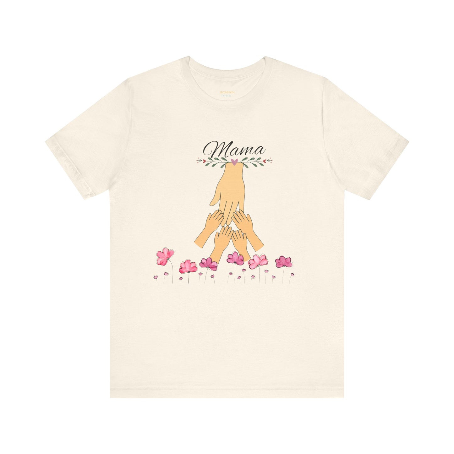 Mama Hands Unisex Custom  Tee - Perfect Gift for Mother's Day & Family Celebrations