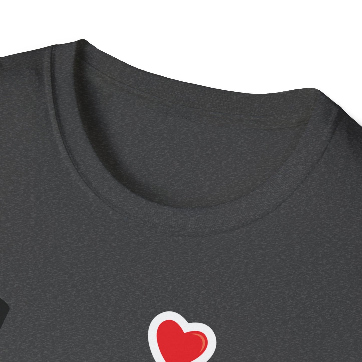 Weißes Unisex Softstyle Love T-Shirt