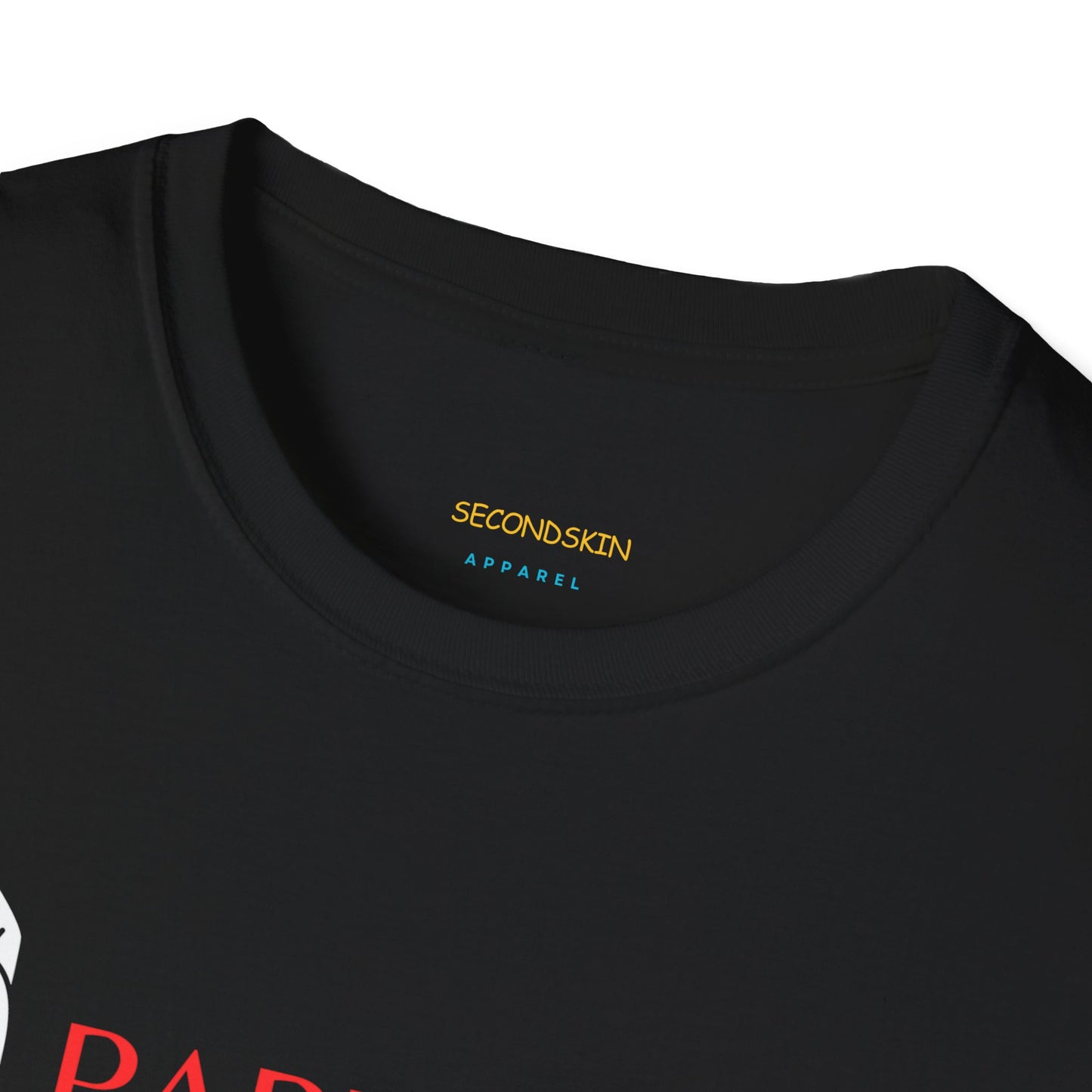 Black Unisex Softstyle couple T-Shirt