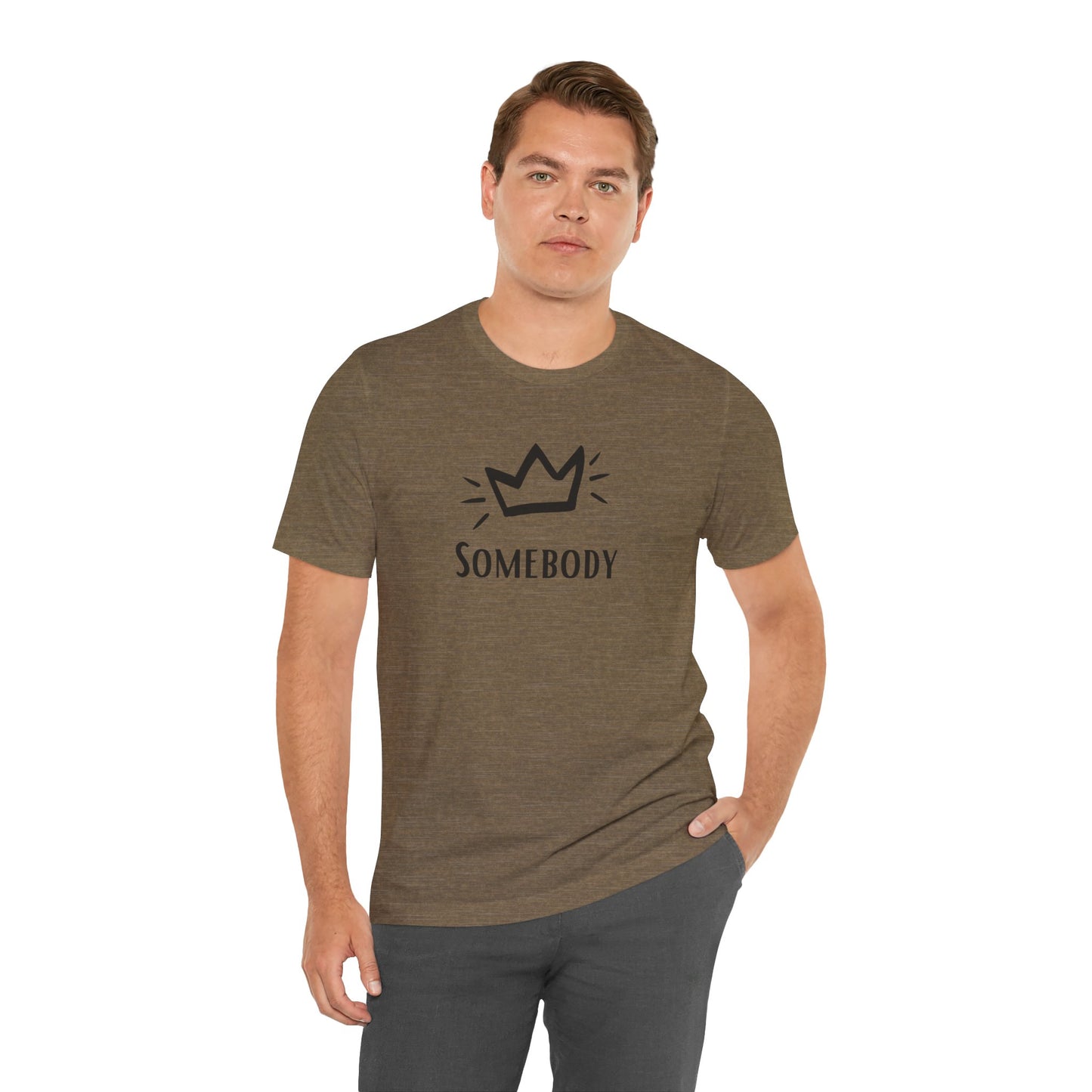 Grau Unisex Alltags-T-Shirt