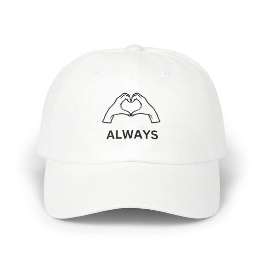 Dad Cap - Classic White Adjustable Hat