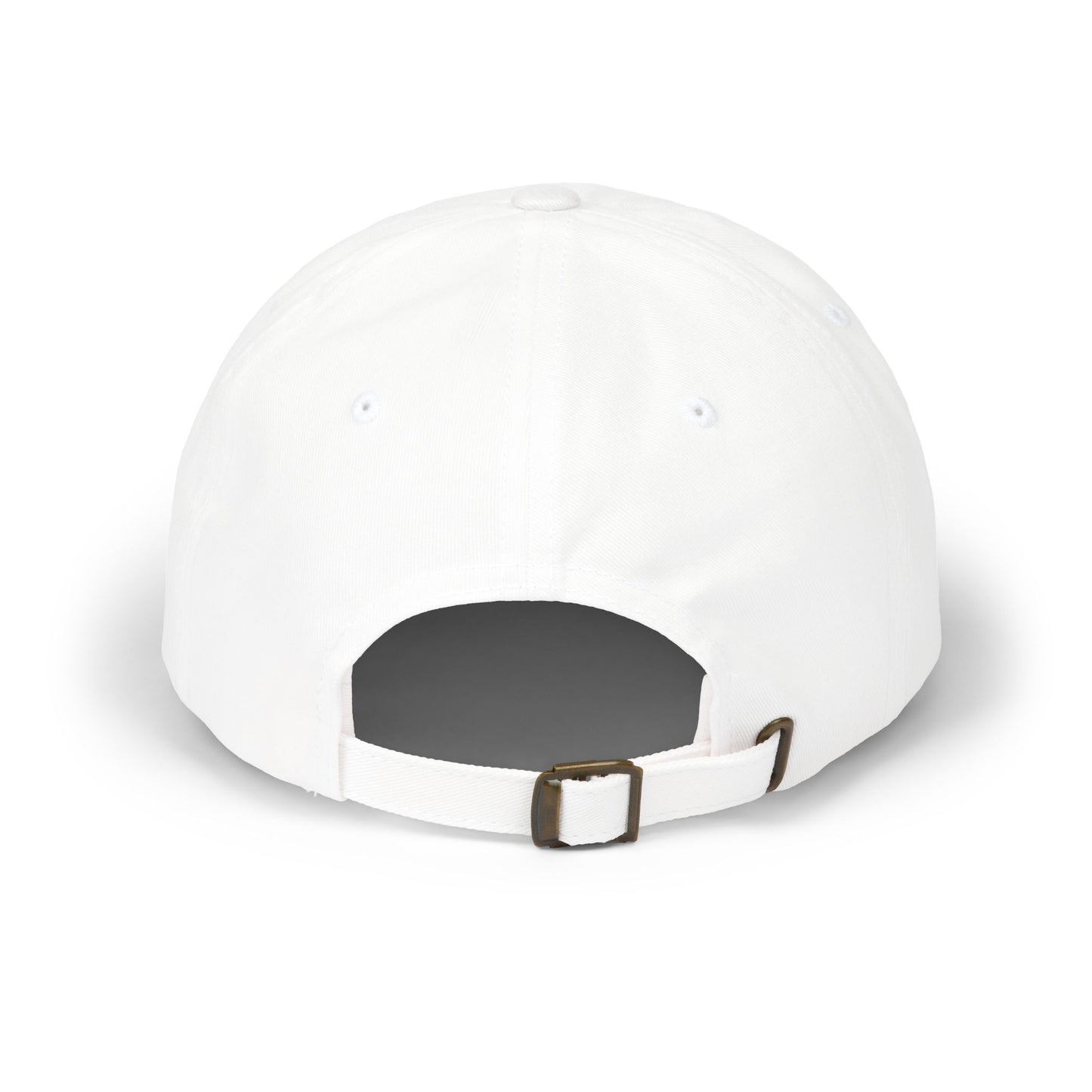 Dad Cap - Klassische weiße verstellbare Mütze