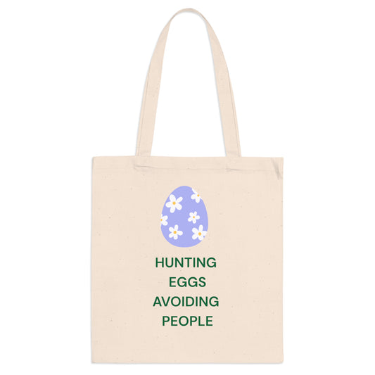 Bolsa de Tote de Pascua - Cazando Huevos Evitando Personas
