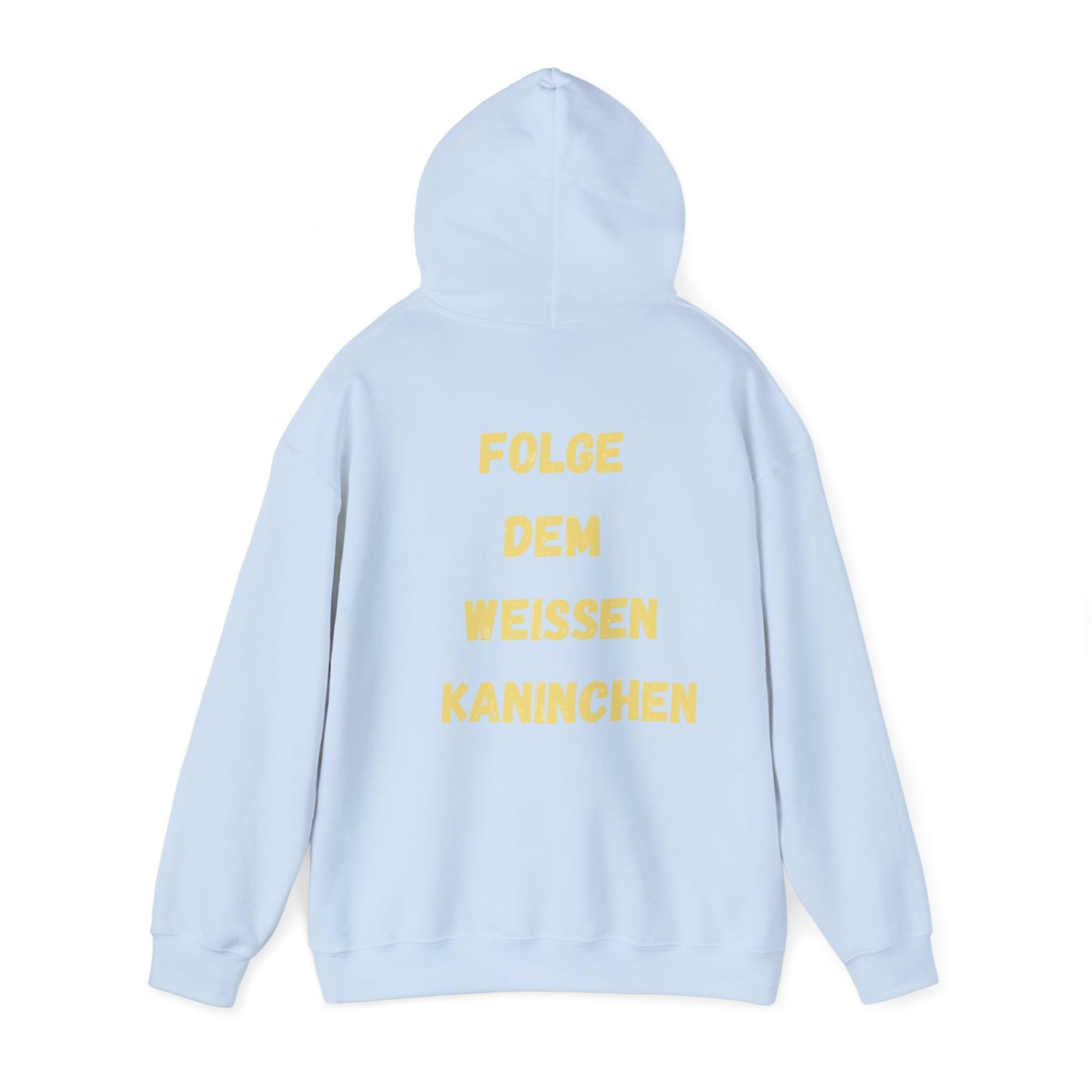 Folgen Sie dem weißen Kaninchen Hoodie - Unisex Heavy Blend™ Sweatshirt
