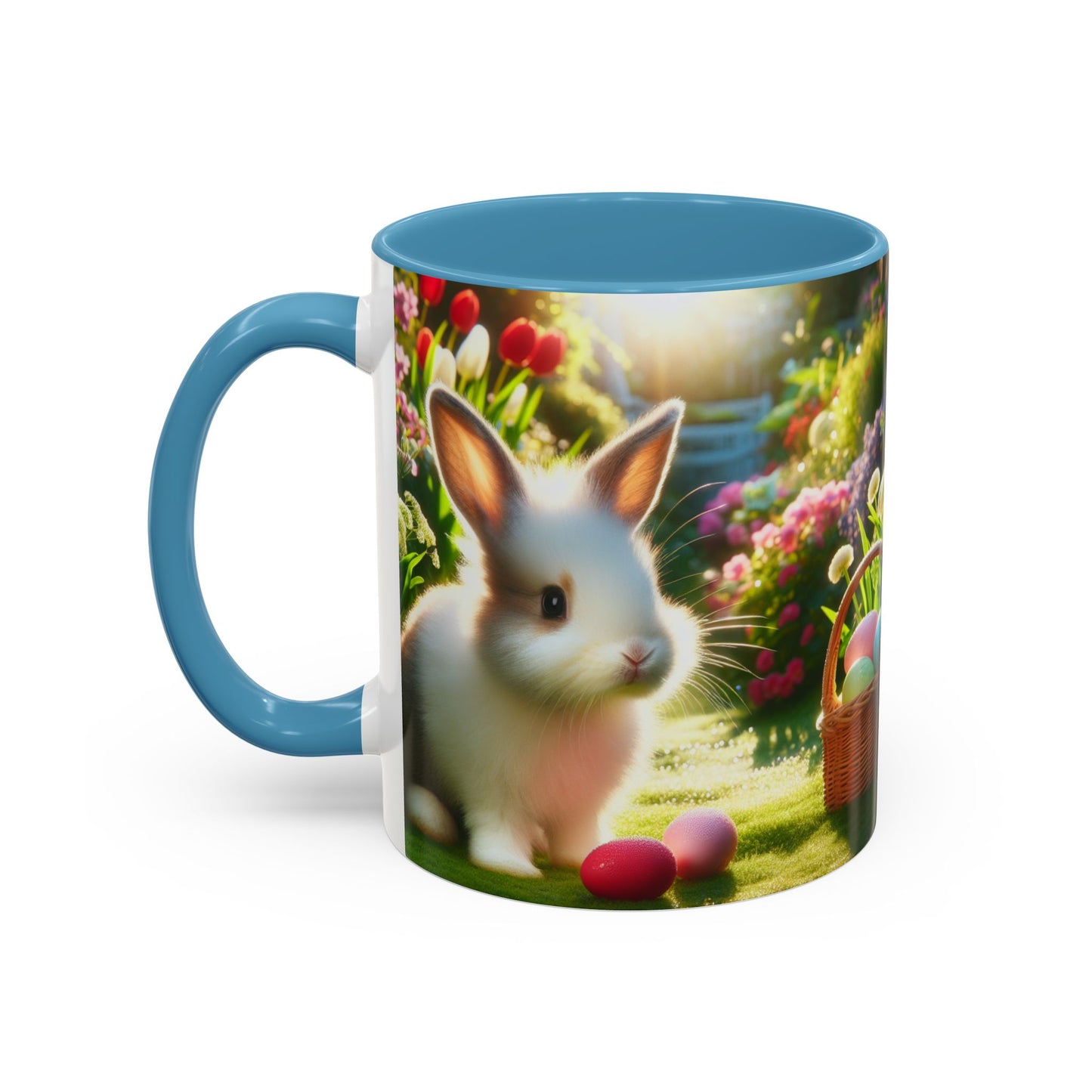Happy Easter Accent Coffee Mug - 11 & 15oz - Perfect for Spring Celebrations