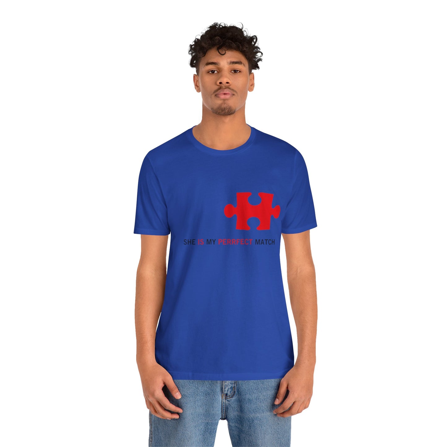 Herren Jersey Kurzarm passende Paar T-Shirt