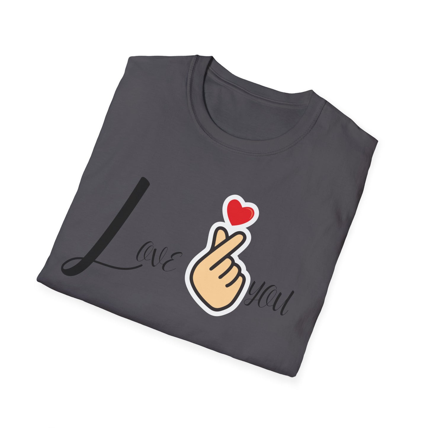 Weißes Unisex Softstyle Love T-Shirt