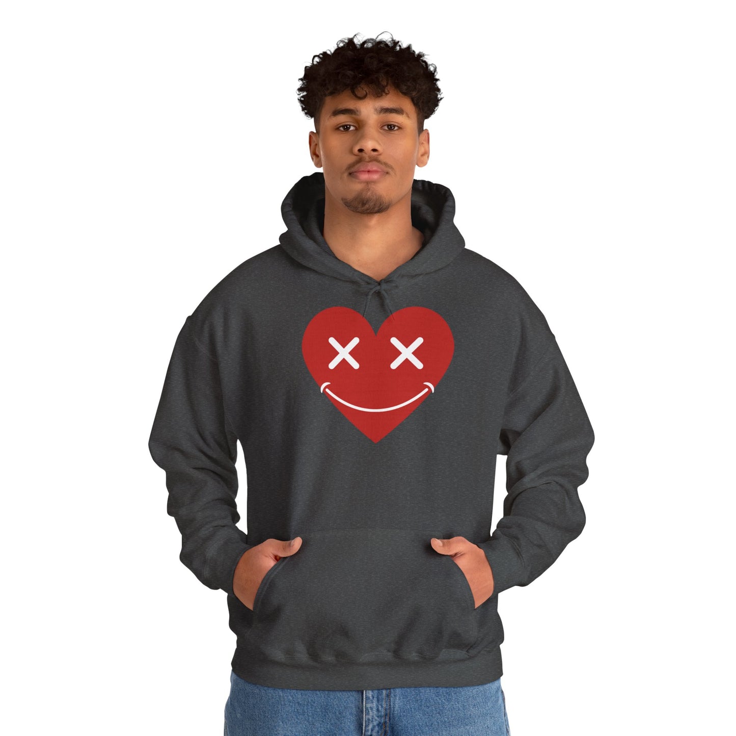 Sudadera unisex con capucha y mezcla pesada™ Love 